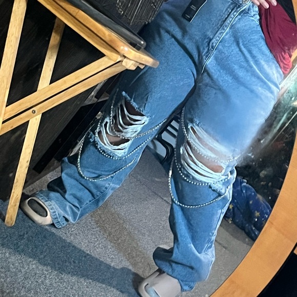 Forever 21 Curved straight mid rise jeans size 18 - Picture 5 of 5